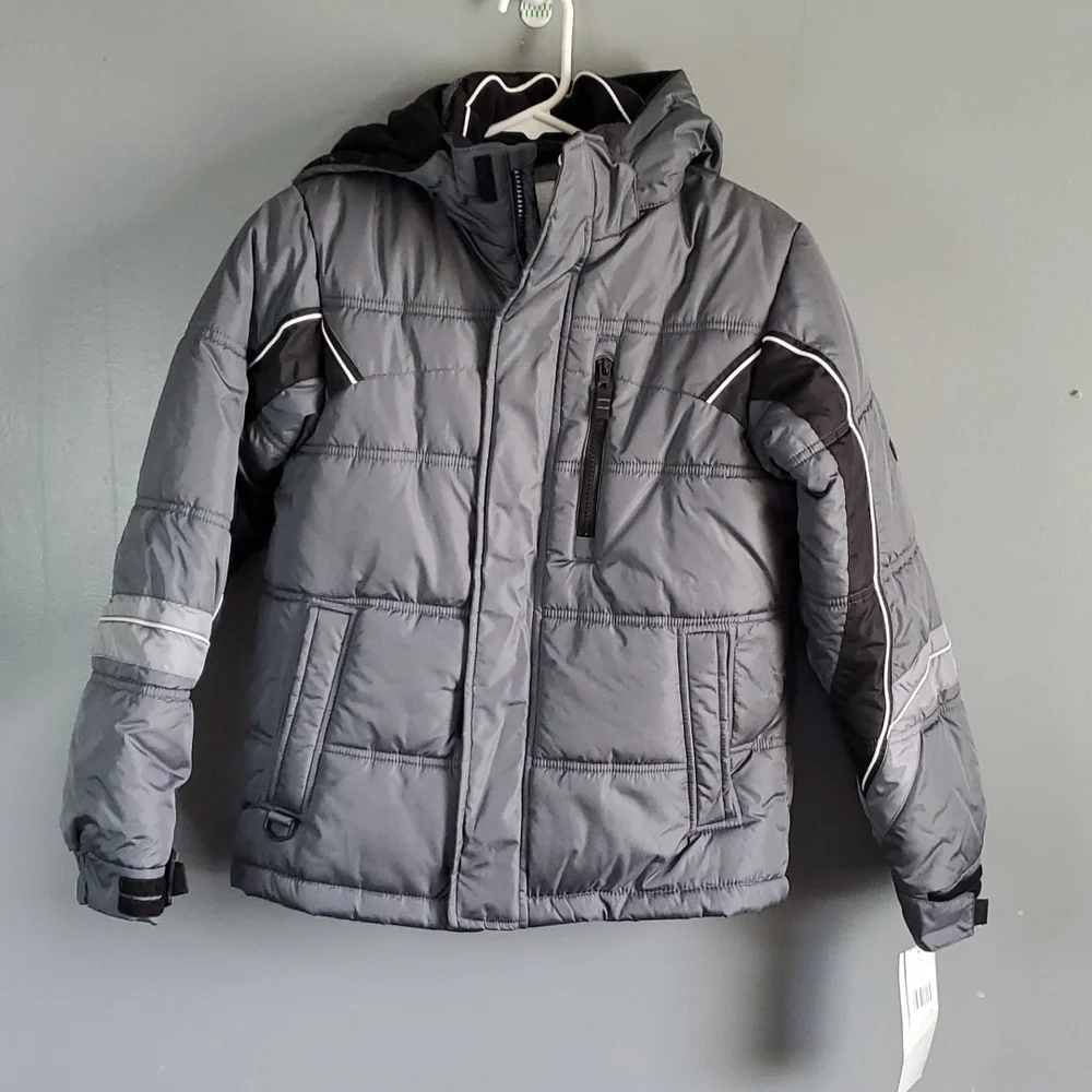 F.O.G. by London Fog, gray coat, size medium (10-12) - Picture 1 of 12